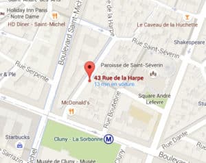 Le chalet saint michel 43 rue de la harpe Paris